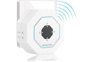 ELLIS KASING WiFi Extender Signal Booster for Home: Wireless Internet Repeater Long Range Coverage Up to 8870 Sq.Ft and 30+ Devices