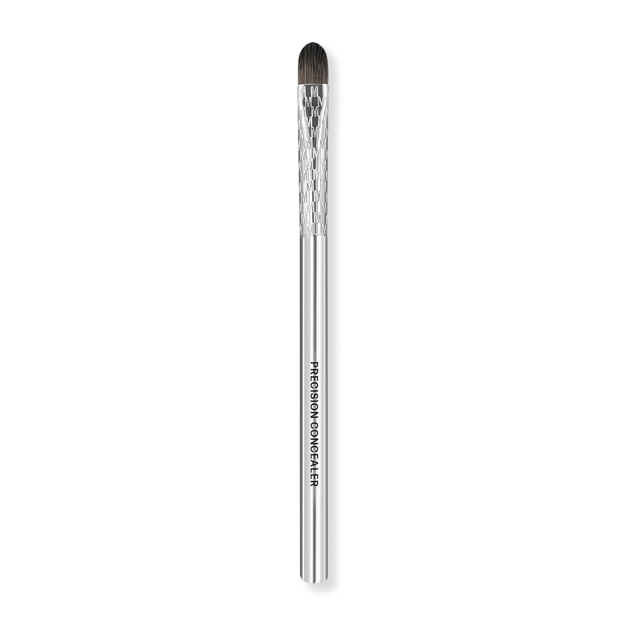 MESAUDA F04 Precision Concealer Brush - Silver Synthetic Wand with Firm Bristles - For Concealing