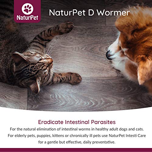 NaturPet D Wormer 100 Natural, Safe, Effective Dewormer For Dogs And