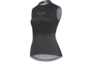 SUDU SUDO Women's Cycling Jersey Sleeveless Bike Vest Shirts Bicycle Clothing Biking Tank Tops Tights