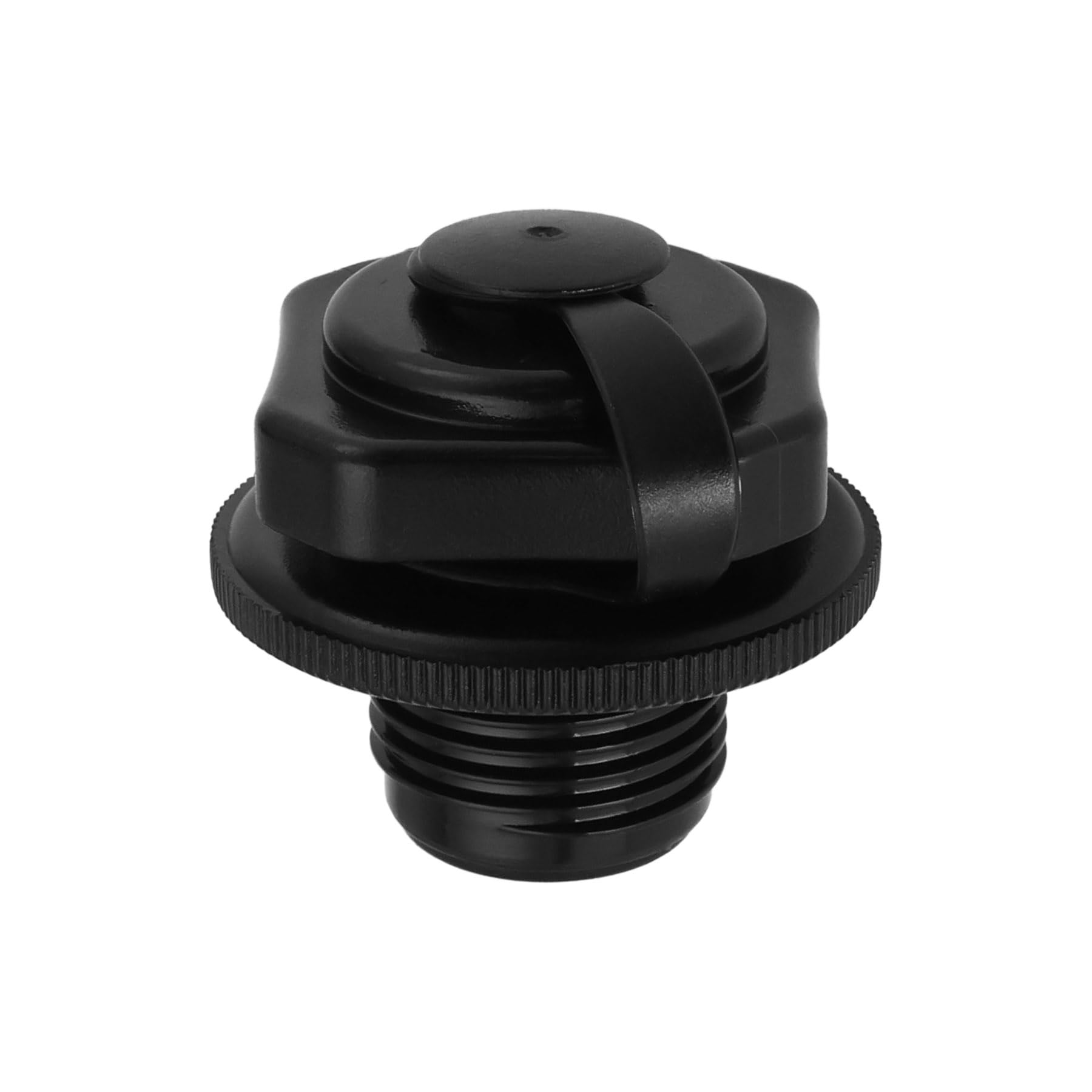 YINETTECH 1pc Inflatable Bathtub Replacement Valve Cover Diameter 23.5mm Compatible with Bestway Compatible with Lay-Z-Spa Replacement Part F4C009B Black Plastic