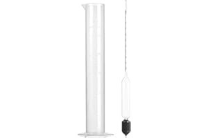 CONGARTENO Maple Syrup Hydrometer Kit for Home Use Glass Liquid Density with Precise Sugar Content Measurement