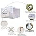 mefeir 10'x10' Canopy Party Wedding Tent w/ 4 Removable Sidewalls Warmer,Steel Tube Waterproof Sun Shelter Anti UV Protection Outdoor Pool Shed