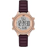 Skechers Women's Aliso Digital Burgundy Polyurethane Watch (Model: SR6342)