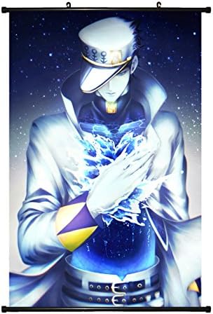 CosEnter Anime Jojo's Bizarre Adventure Kujo Jotaro Logo Poster Wall Painting