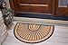 BirdRock Home 24 x 36 Half Round Natural Coir and Rubber Doormat | Natural Fibers | Outdoor Doormat | Keeps Your Floors Clean | Decorative Design | Brush Coir