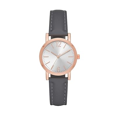 Buy Gray Vegan Leather Women's Watch Online Brazil Ubuy
