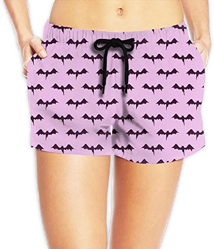 Women's Bat Soft Stylish Summer Casual Beach Shorts Small