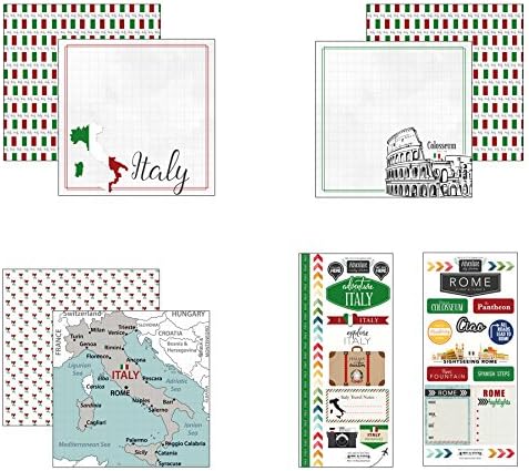Scrapbook Customs 17619 Italy Adventure Scrapbook Kit