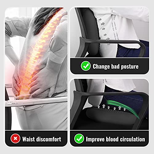 Trideer Balance Disc Wobble Cushion Wiggle Seat on Office Desk Chair