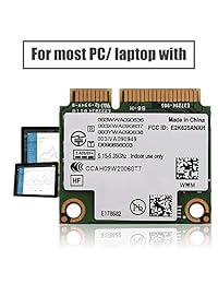 Zerone 2.4G 5G Dual-Band Wireless-AC 802.11 A B H G N Half Height Mini PCI-E WiFi Network Card for Intel 6250 WiMax Support DELL Asus Toshiba Acer