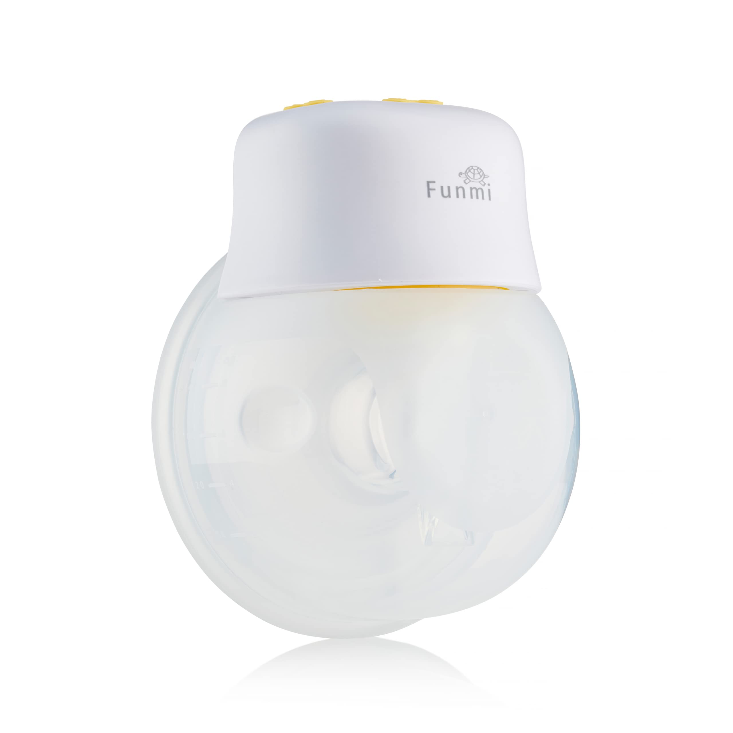 Funmi Wearable Single Electric Breast Pump - Silent Portable Hands-Free Breast Pump That Can Be Worn in-Bra - Compact Single Electric Breast Pump for Breastfeeding Mums