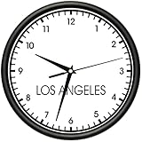 LOS ANGELES TIME Wall Clock world time zone clock office business