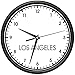 LOS ANGELES TIME Wall Clock world time zone clock office business