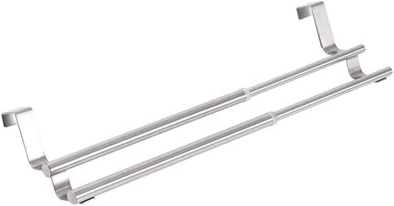 Colgador de puerta de acero inoxidable Organizador de bastidor de