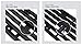 APS Fits 1992-1996 Ford Bronco/F-150/F-250/F-350 Stainless Black Billet Grille Grill #F85007J
