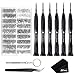 Eyeglass Repair Kit with 6 Pcs Precision Screwdrivers and Stainless Steel Glass Screws for Glasses, Eye Glass, Sunglass Repair