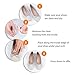 FOOTIU Arch Support Shoe Insert for Flat Feet, Plantar Fasciitis Insoles, Relieve Pain for Women and Men (2-Pairs)