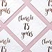 Cheers to 75 Years Cocktail Napkins, 50-Pack 3ply White Rose Gold 75th Birthday Dinner Celebration Party Decoration Napkin