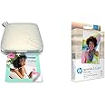 HP Sprocket Select Portable 2.3x3.4" Instant Photo Printer (Eclipse) with HP Sprocket 2.3 x 3.4" Premium Zink Sticky Back Photo Paper (50 Sheets)