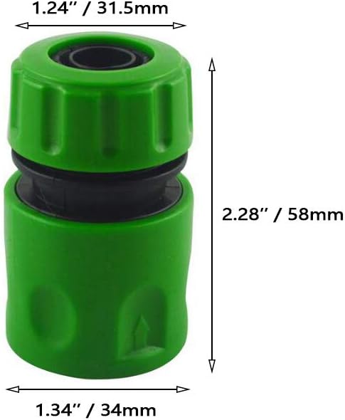 Hose Pipe Connectors and Fittings, 1/2" Plastic Outside Tap Connector - Image 5