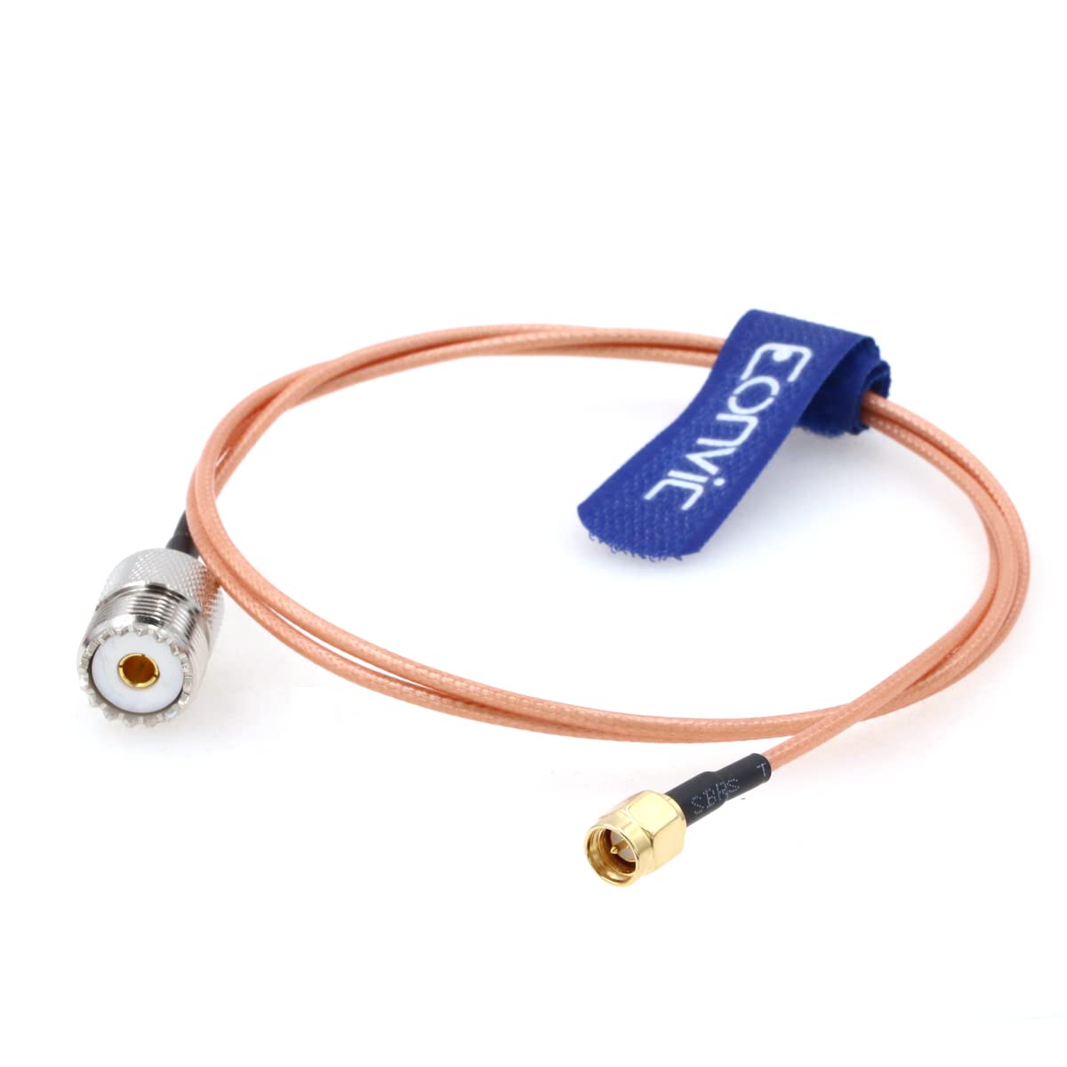 EONVIC SMA Male to UHF Female Jumper Cable SO239 RF Coaxial Coax Cable RG316 Extention Cable Jumper Pigtail for CB Radio, Handheld Radio Antenna, RF Applications (15CM)