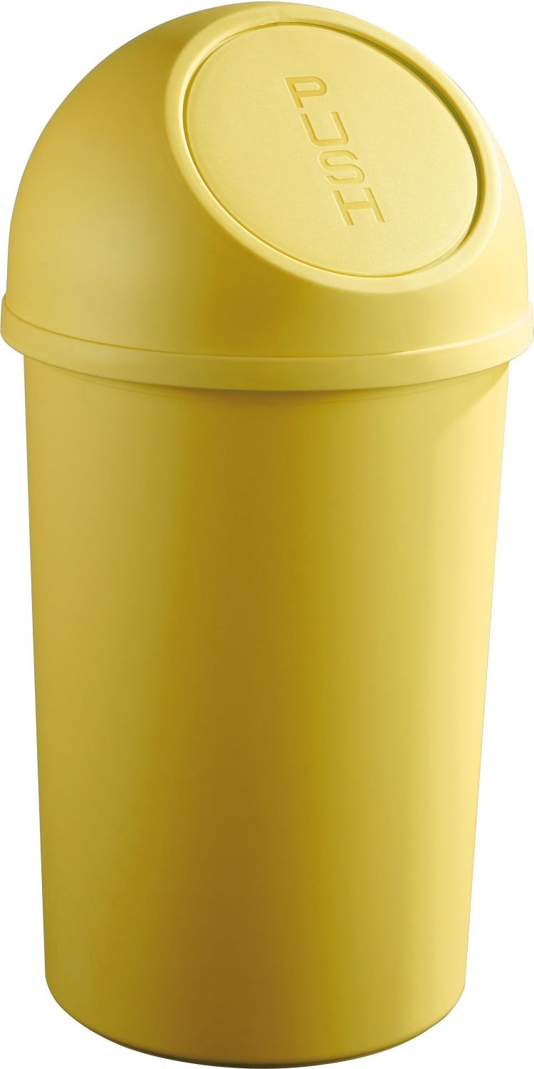 helit H2401218 Bin with Push Flap 25 l, Gelb