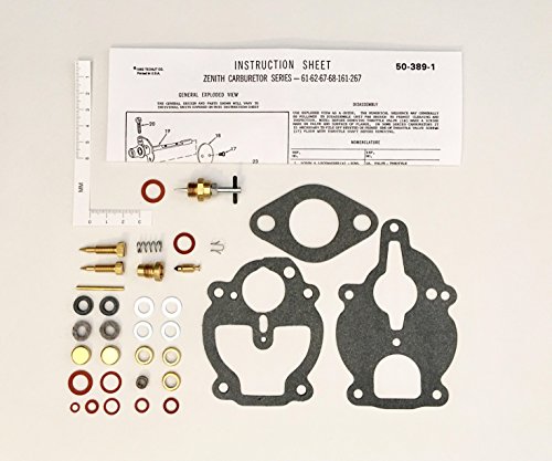 Gravely Model L - Carburetor Kit 13796, 13797, 13798 for Aluminum and Cast Iron with Main Jet 13717
