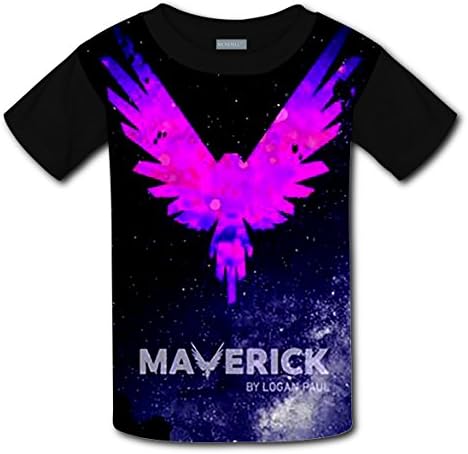 EIOJN Unisex Kids logan paul maverick 3D T-Shirt Short Sleeves Tee Creative XL