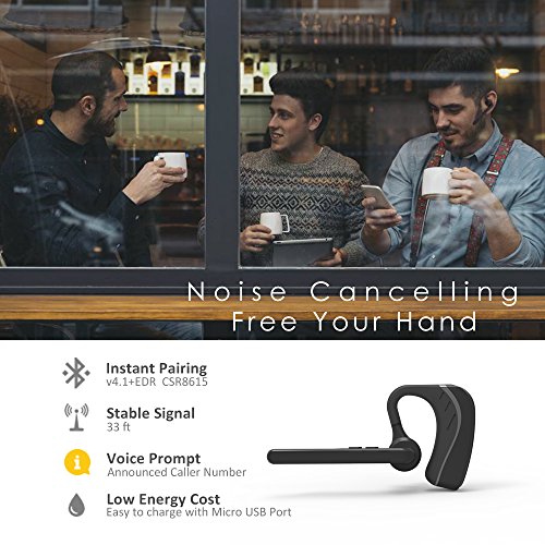image for ANTIANT Professional Wireless Bluetooth Headset Business Headphones w/