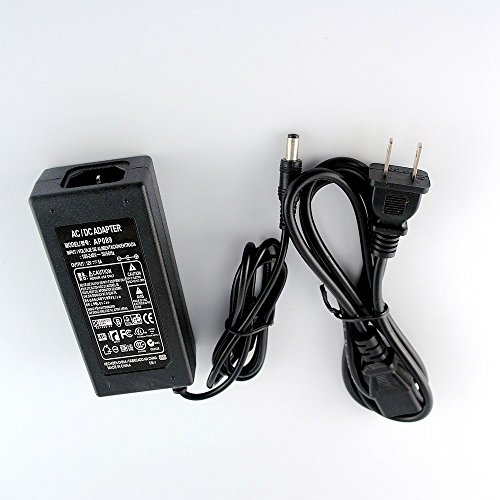 Sumaote Power Supply, Transformer, Power Adapter, Output 12V DC, 5A Max, 60 Watt Max for LED Strips