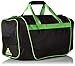 adidas Defender Duffel Bag, Small, Black/Solar Green