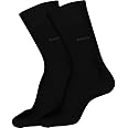 BOSS Men's 2-Pack Regular Fit Cotton Dress Socks