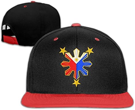 DZZKMBGY Men Women Flag Of The Philippines Hip Hop Baseball Caps Snapback Hats