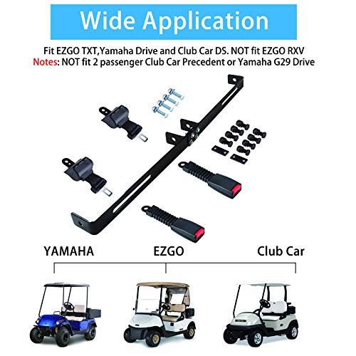10l0l Golf Cart Seat Belts Amazon 10L0L Retractable Golf Cart Seat