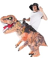 Bodysocks Adult Inflatable Deluxe Dinosaur Fancy Dress Costume