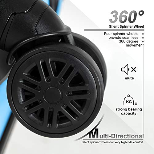 Murtisol ABS Hardside Luggage Sets With 360°Spinner Dual Wheels,Durable