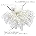 HOMEWE Photo Clips String Lights, 20 LED Clips Picture Battery Powered Starry Firefly Strand Lights, Twinkle Lights for Wedding Party Christmas Home Decor (Warm White, 3 Modes, 7.2 Feet)