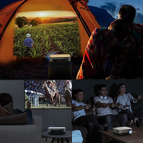 image for Projector, TaoTronics Video Projector 3500 lumens 200