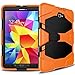 Samsung Galaxy Tab A 10.1 Case(SM-T580),Slim Heavy Duty Shockproof Rugged Case High Impact Resistant Defender Full Body Protective Cover with Screen Protector