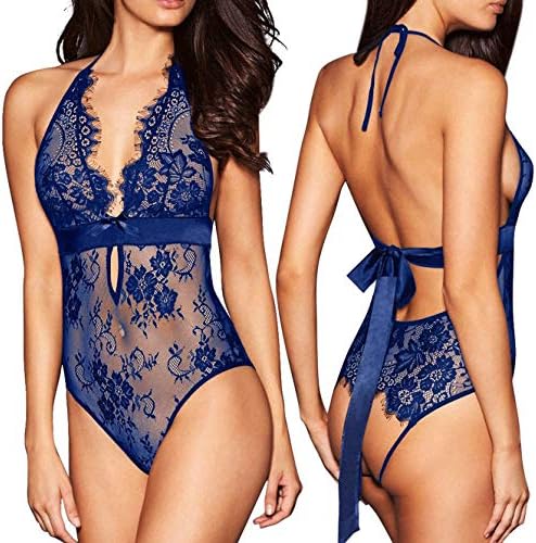 HPYLove Women Sexy Lingerie Backless Lace Teddy Bodysuit Babydoll Lingerie