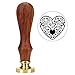 Yoption The Heart Wax Seal Stamp, Decorating on Wedding Invitations Envelope Letter Wine Packages Valentine Card Seals (Heart)