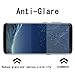 [3-Pack] Edge Screen Protector for Samsung Galaxy S8, 3D Curved Glass HD Tempered Glass Protective Film, High Definition (Stealth) Transparent for 5.8 Inch Samsung Galaxy S8