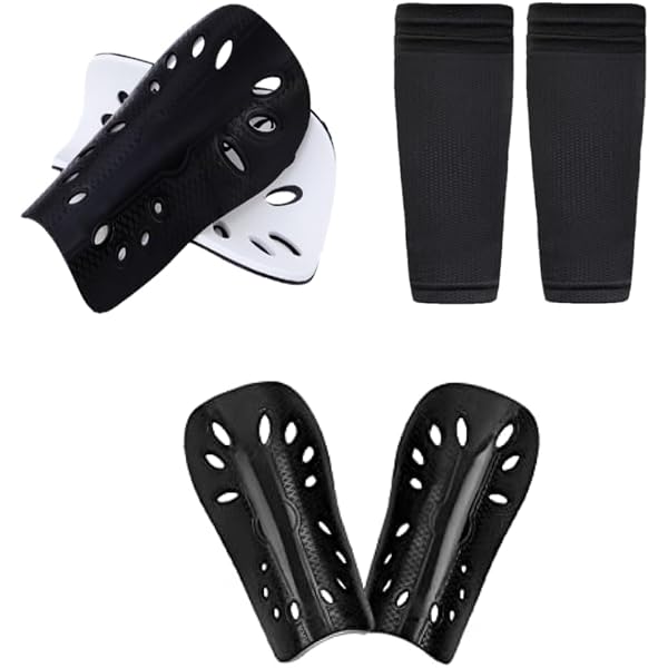KufaerBeam Mini Soccer Shin Guards Extra Small - Lightweight Youth Pads With Sock Covers For Football Training