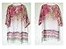 Womens Cover up Bohemia Tassel Swimsuit Beachwear Bikini Dress (A) White, One Size