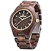 Men's Wooden Watch, Sentai Handmade Vintage Quartz Watches, Natural Wooden Wrist Watch