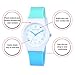 ZEIGER New Children Kids Watch, Young Girls Teen Student Time Teacher Watch Resin Band (Mint/Sky Blue)