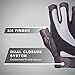 Harbinger Men's BioFlex Weightlifting Gloves with Spider Grip Leather Palm (Pair), Medium