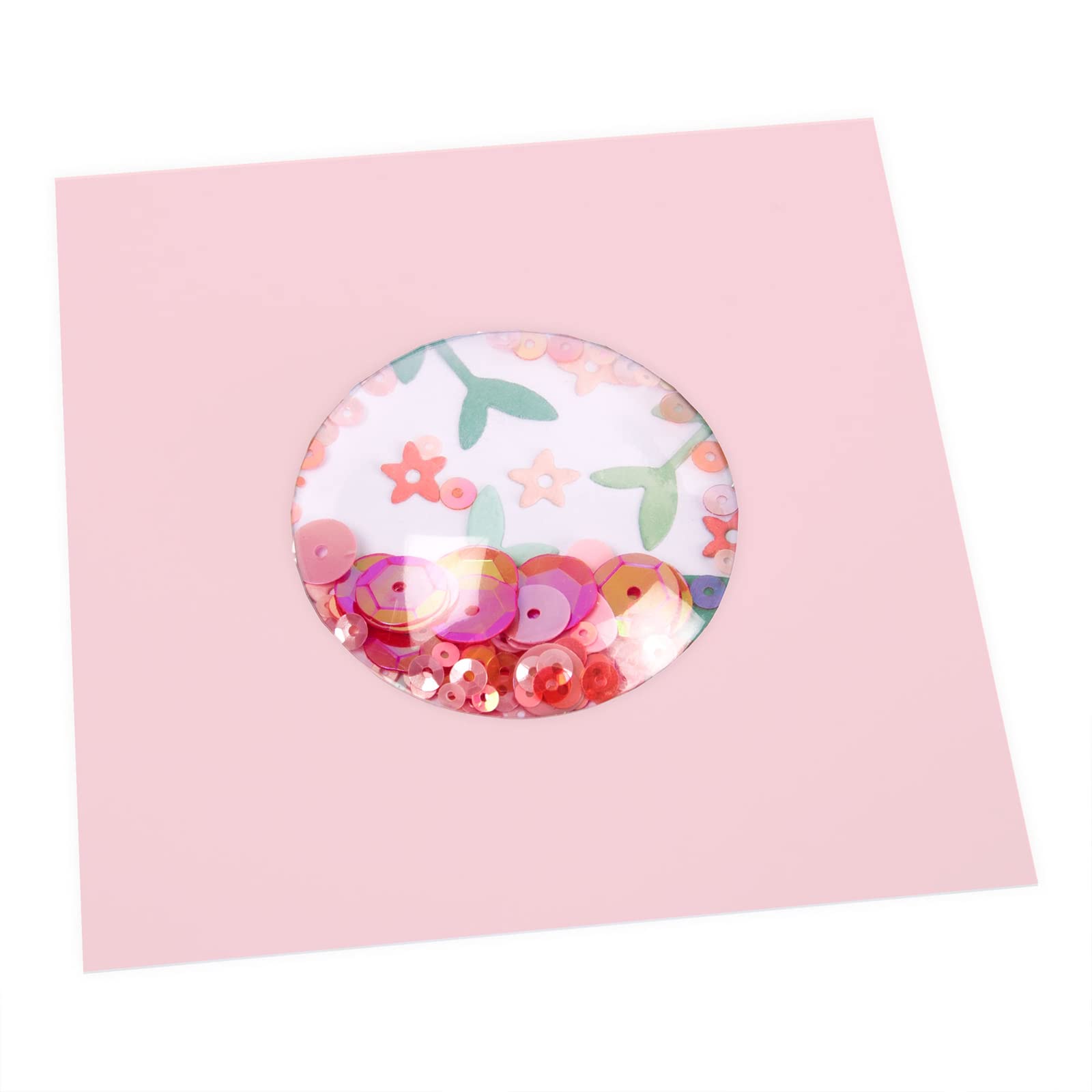 Sizzix Shaker Domes 663648, 5.1cm (2"), 8 Pack, Circle, 2", 8pk, One Size