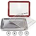 Stainless Steel Sheet Pan 15.5 x 11.5 inch Cooling Rack & Silicone Baking Mat Set - Extra Durable Cookie Sheet, Oven Safe non-toxic Heavy Duty Bake ware. for Roasting Bacon, Vegetables, and Cake.